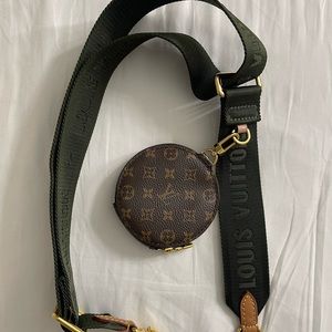 Louis Vuitton Monogram Multi-Pochette Accessoires Bandouliere Strap & Coin Pouch
